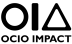 Logotipo de la empresa OCIO IMPACT SL empresa dedicada a la creación de actividades de ocio para particulares y empresas, tanto escape rooms como juegos de pistas, actividades de dinamización, etc.